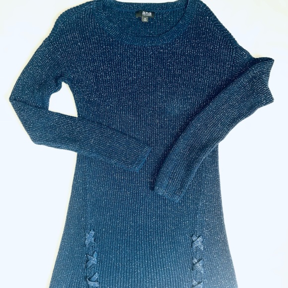 a.n.a Dresses & Skirts - a.n.a. Blue Long Sleeve Dress